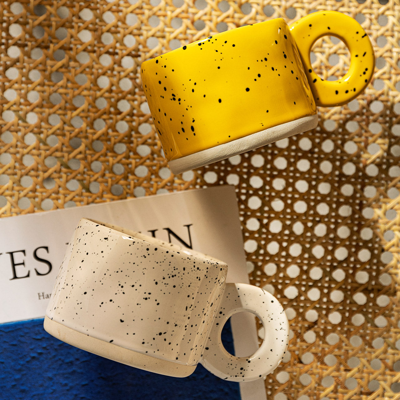 Creative Ring Handle Ceramic Mug