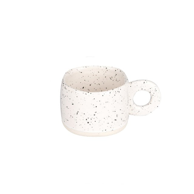 Creative Ring Handle Ceramic Mug