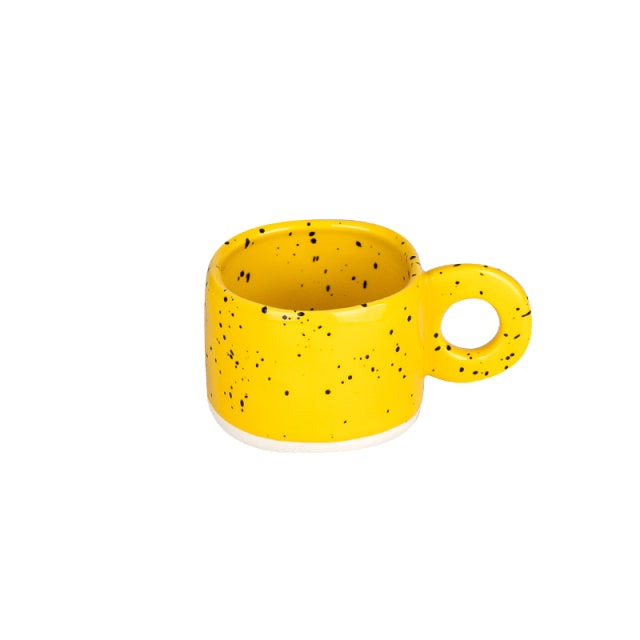 Creative Ring Handle Ceramic Mug