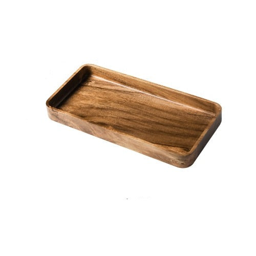 Acacia Wood Serving Tray Japanese Style