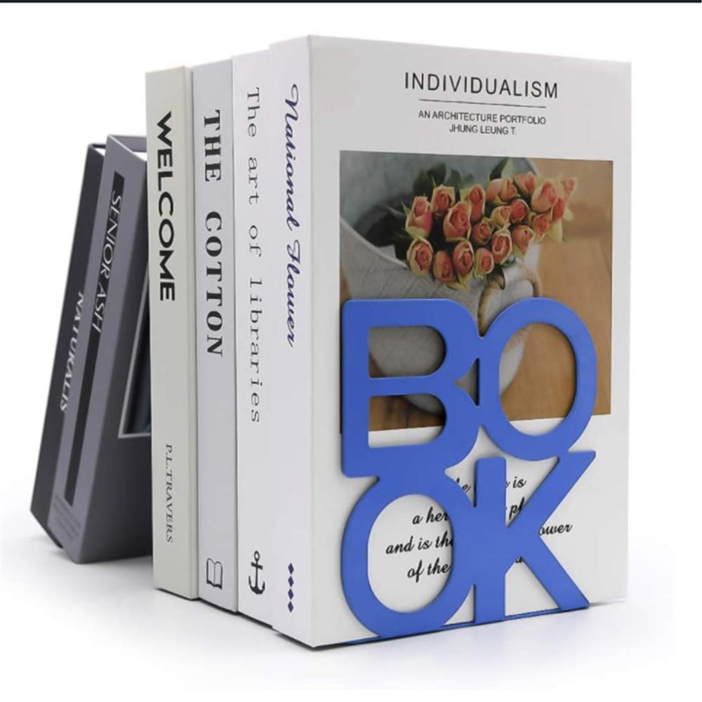 Iron Colourful Bookend 2 Pieces