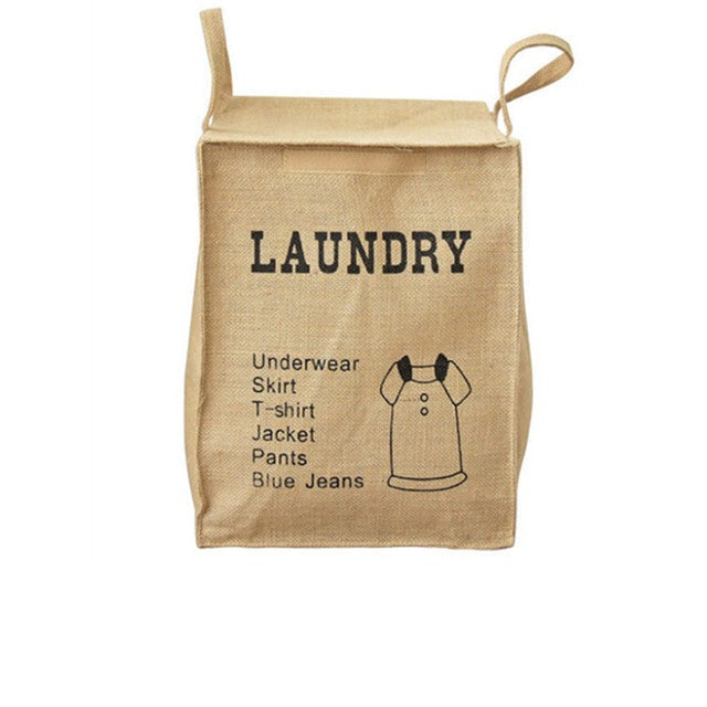 Folding Cotton Linen Storage Box