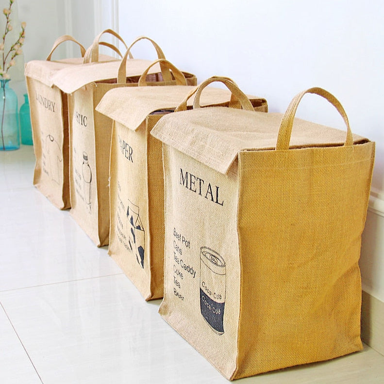 Folding Cotton Linen Storage Box