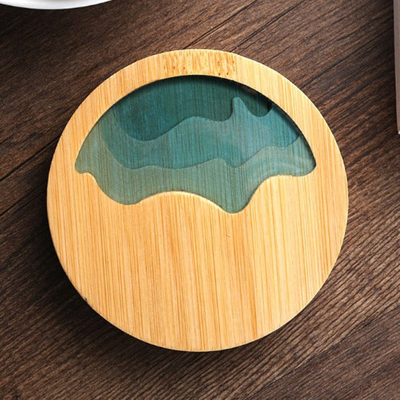 Japanese Waterproof Bamboo Coasters Placemat