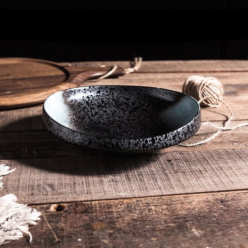 High-Quality Textured Special-Shaped Ceramic Plate