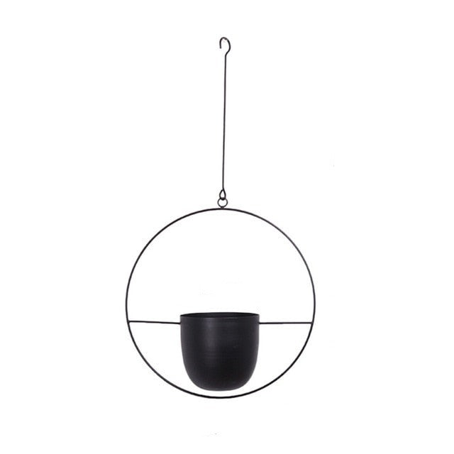 Metal Hanging Flower Pot Nordic Style