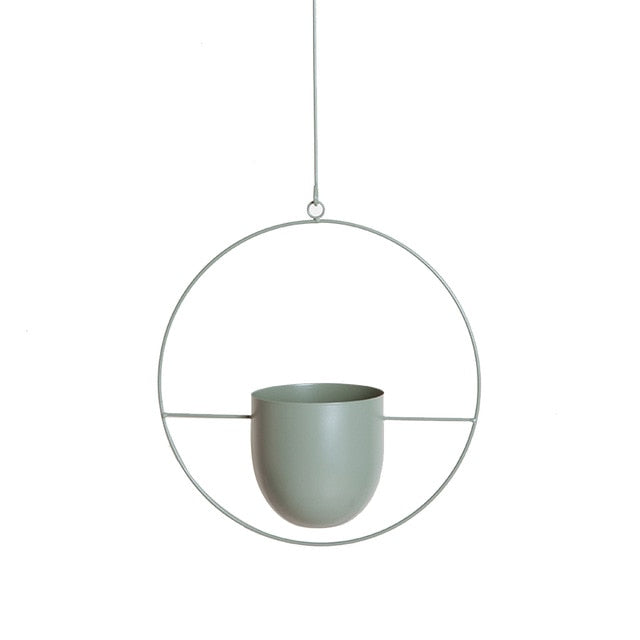 Metal Hanging Flower Pot Nordic Style