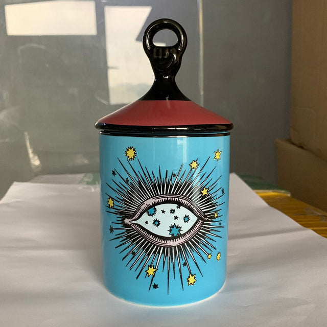 Big Eye Jar Handmade Candelabra