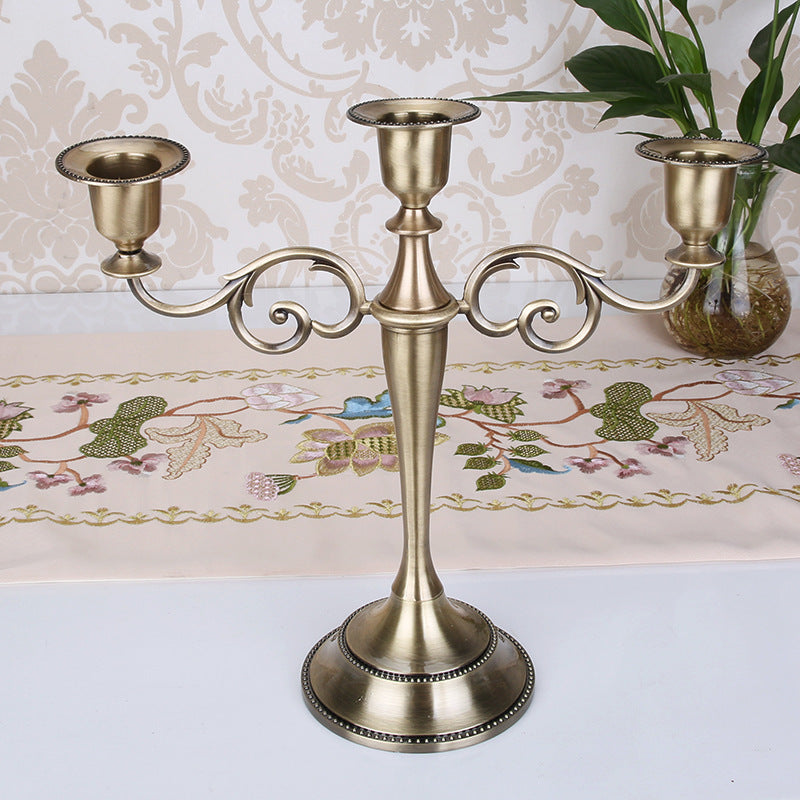 Retro 3-Arms Candle Holder