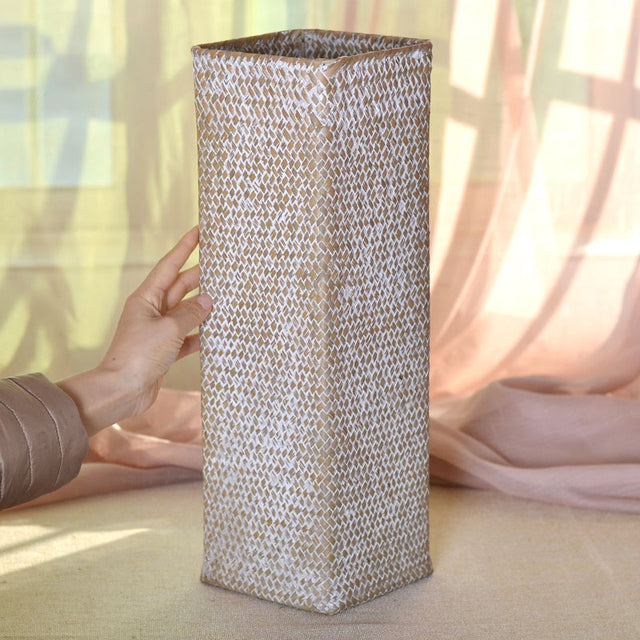 Bamboo Woven Hand Knitting Flower Vase