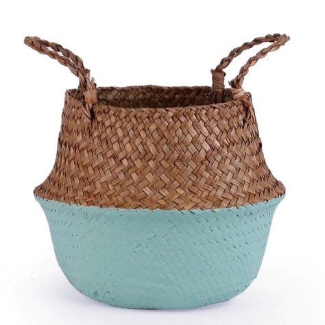 Colourful Wicker Storage Basket