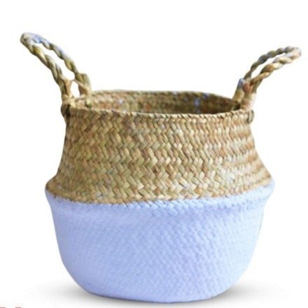 Colourful Wicker Storage Basket