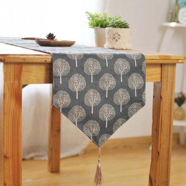 Modern Tree Pattern Table Runner