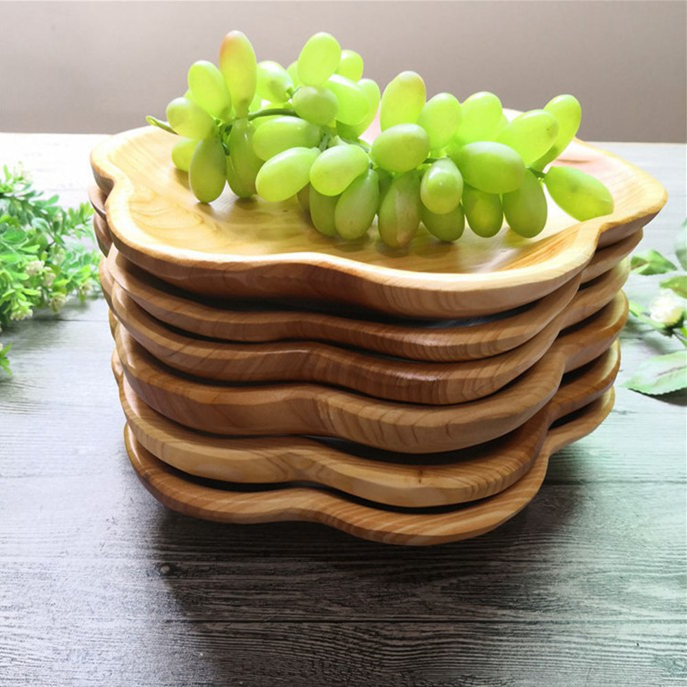 Unique Handmade Natural Wooden Serving Tray