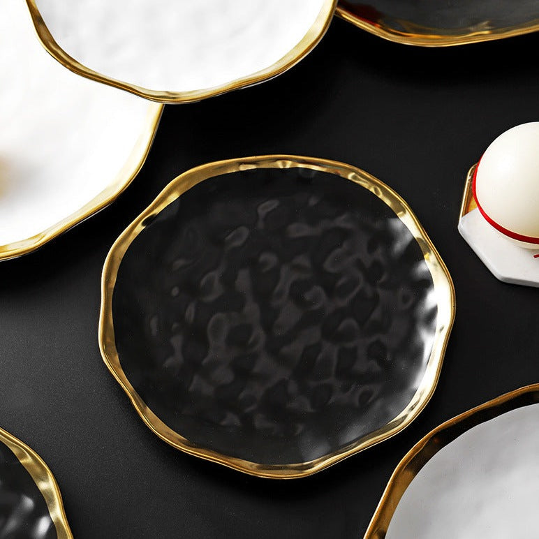 Nordic Сeramic Plate Fruit salad Dessert