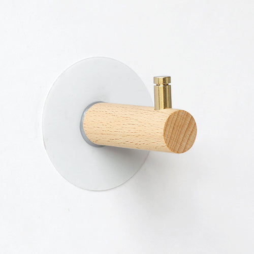 Wall Hook Hanger Solid Wood