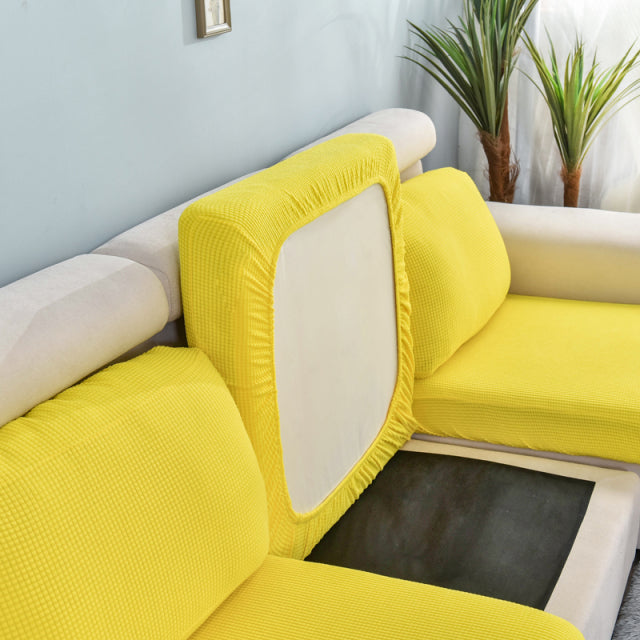 PLUSH SOFA Seat Cushion Cover