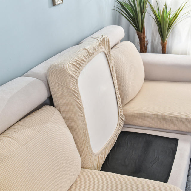 PLUSH SOFA Seat Cushion Cover
