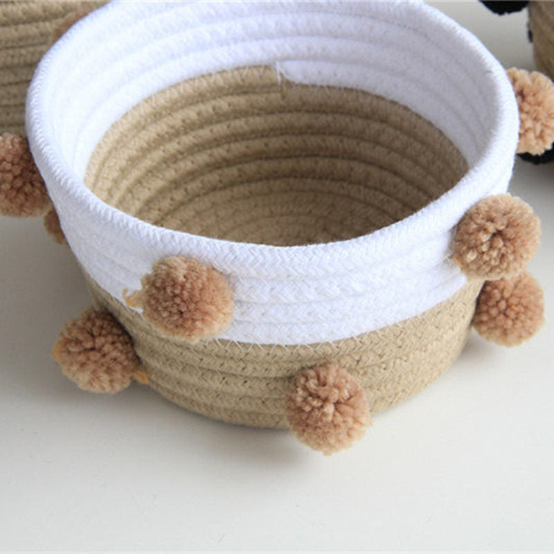 Nordic Cotton Rope Woven Storage Baskets