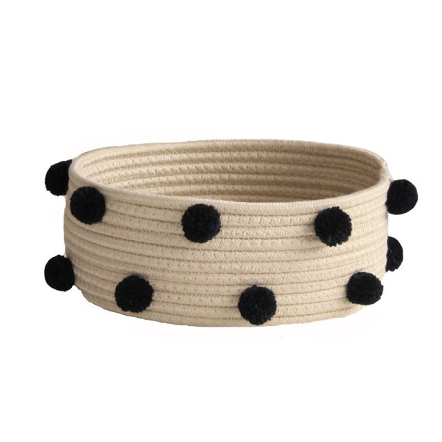 Nordic Cotton Rope Woven Storage Baskets