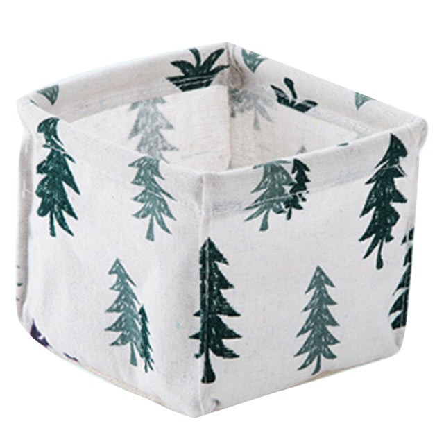 Foldable Desktop Storage Basket