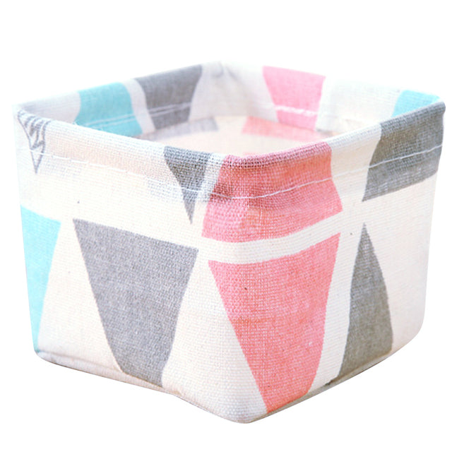 Foldable Desktop Storage Basket