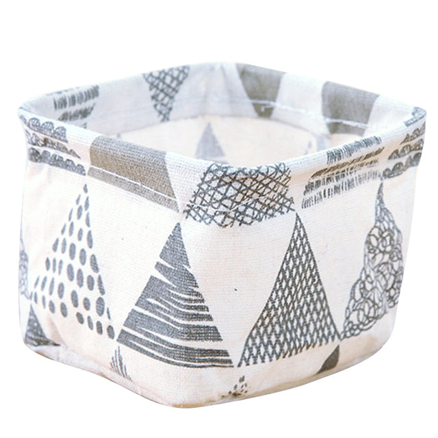 Foldable Desktop Storage Basket