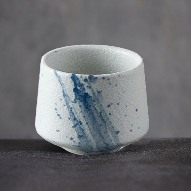 Ceramic Set of Teacup in Simple Japanese Style