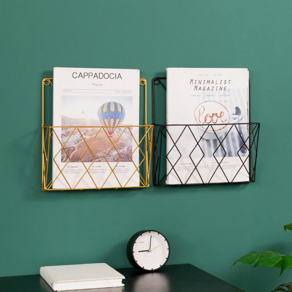 Wall Mounted Magazines Storage Rack