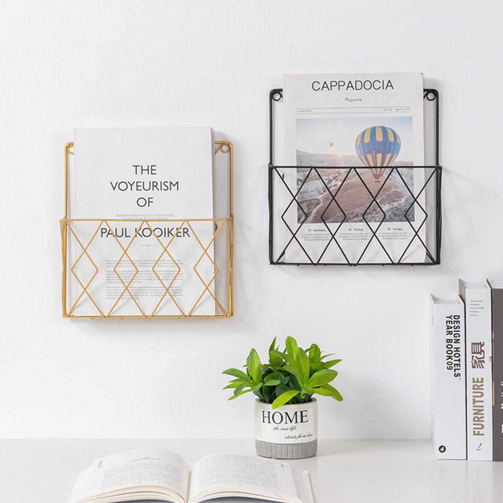 Wall Mounted Magazines Storage Rack