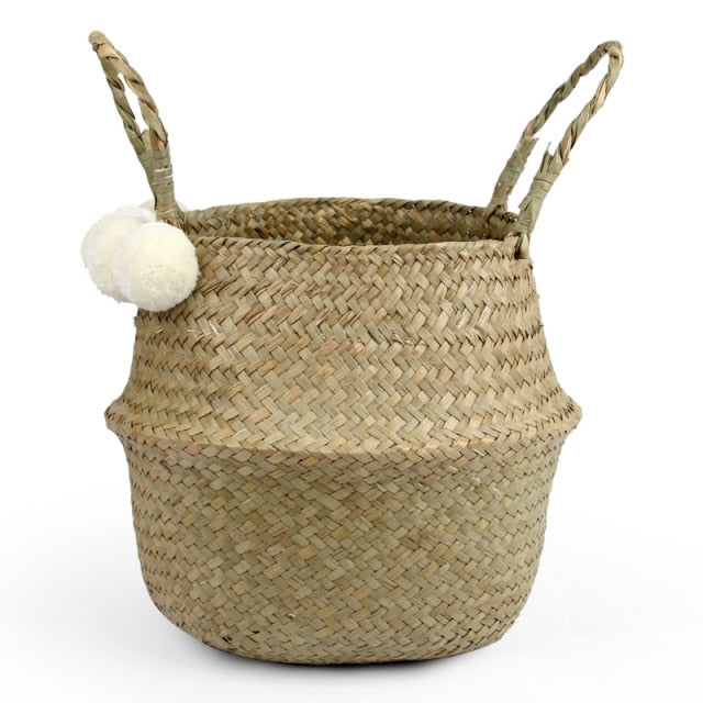 Woven Storage Basket Plant
