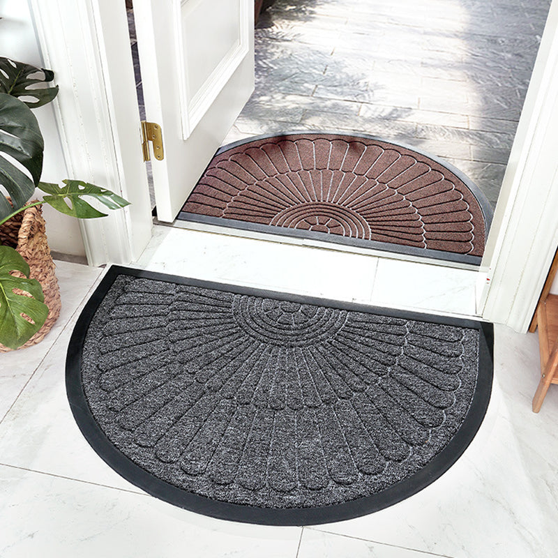 Outdoor and Indoor Half Round Antiwear Anti-Slip Floor Mats