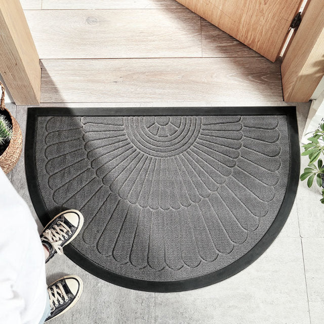 Outdoor and Indoor Half Round Antiwear Anti-Slip Floor Mats