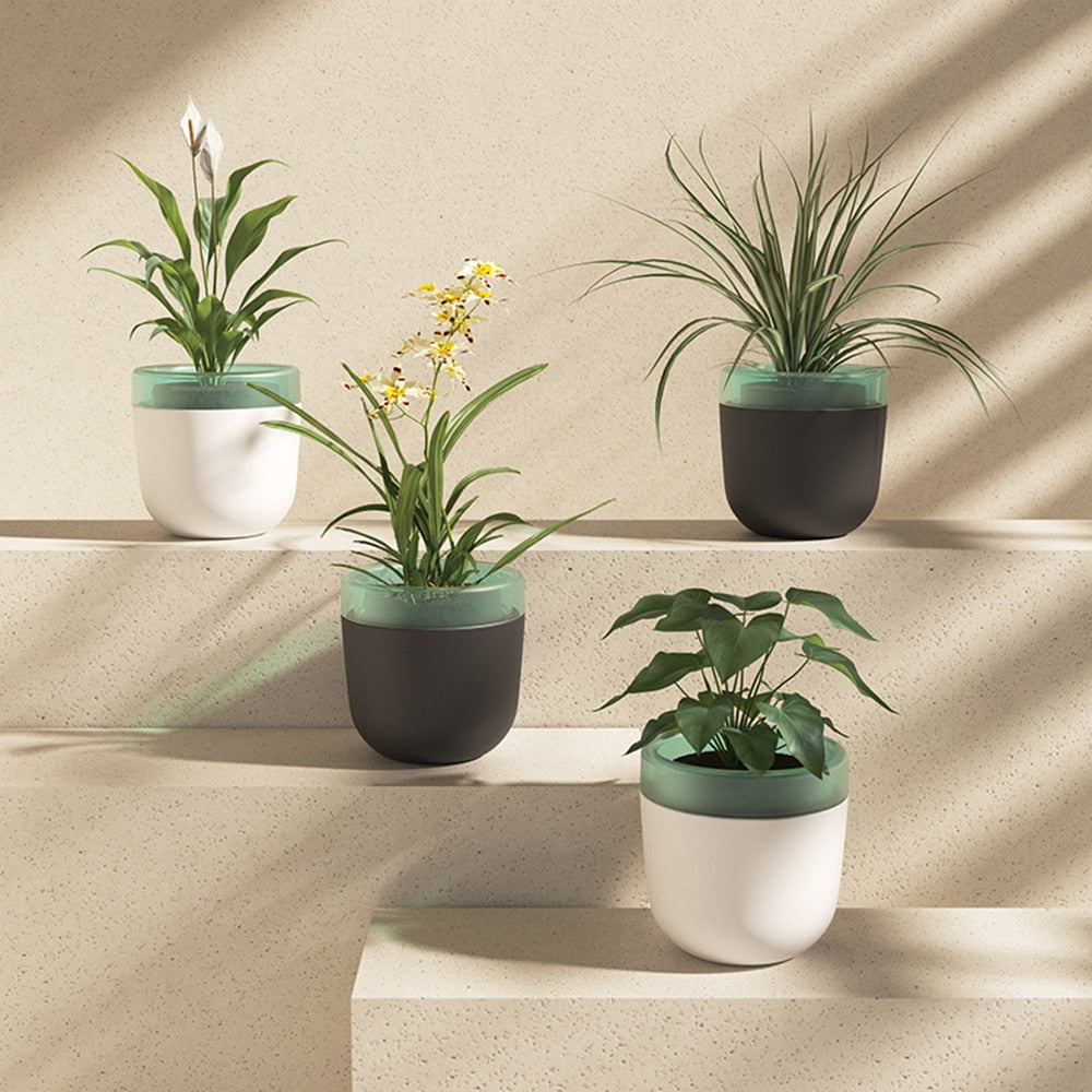 Self Watering Flower Pots in Nordic Style