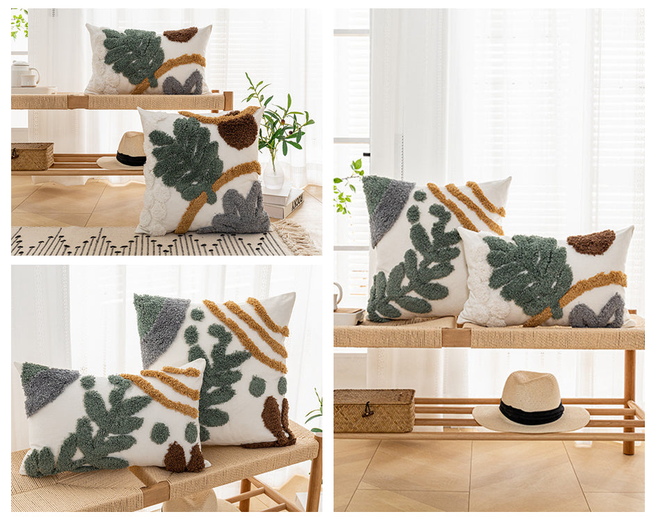 LEAF PATTERN Cushion Cover for Sofa