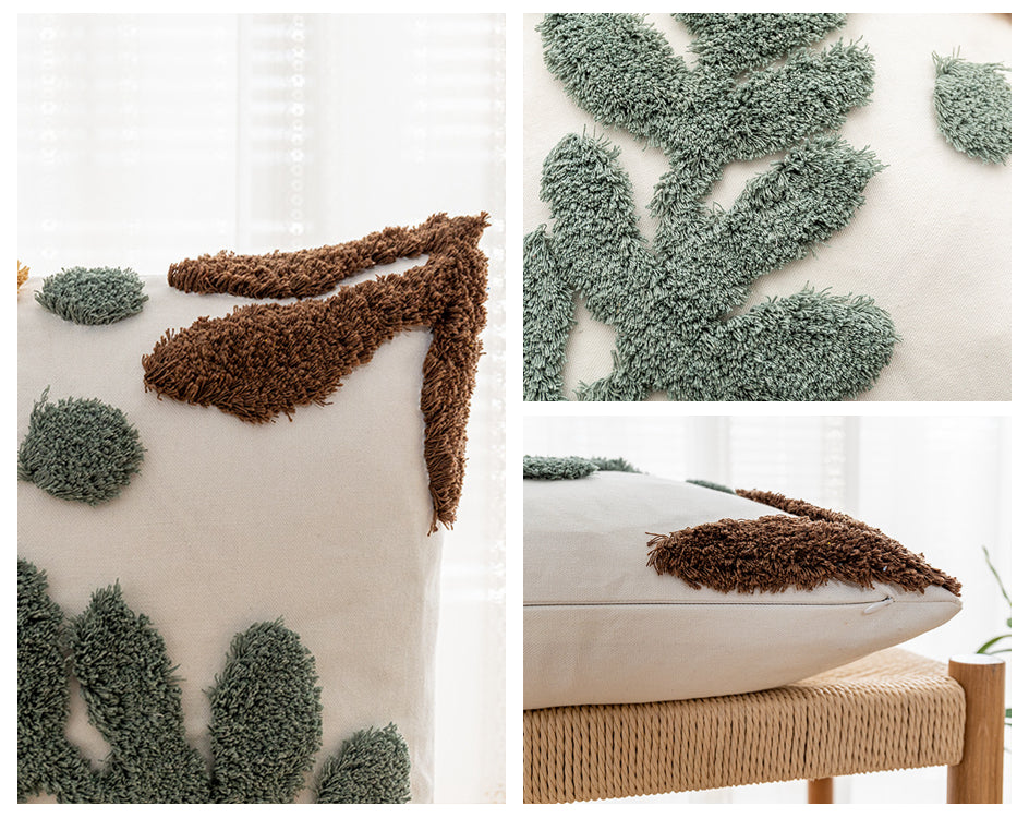 LEAF PATTERN Cushion Cover for Sofa