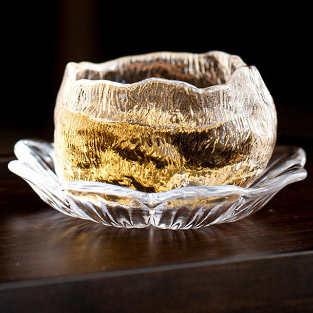Handmade Thickened Glass Teacup Japanese style