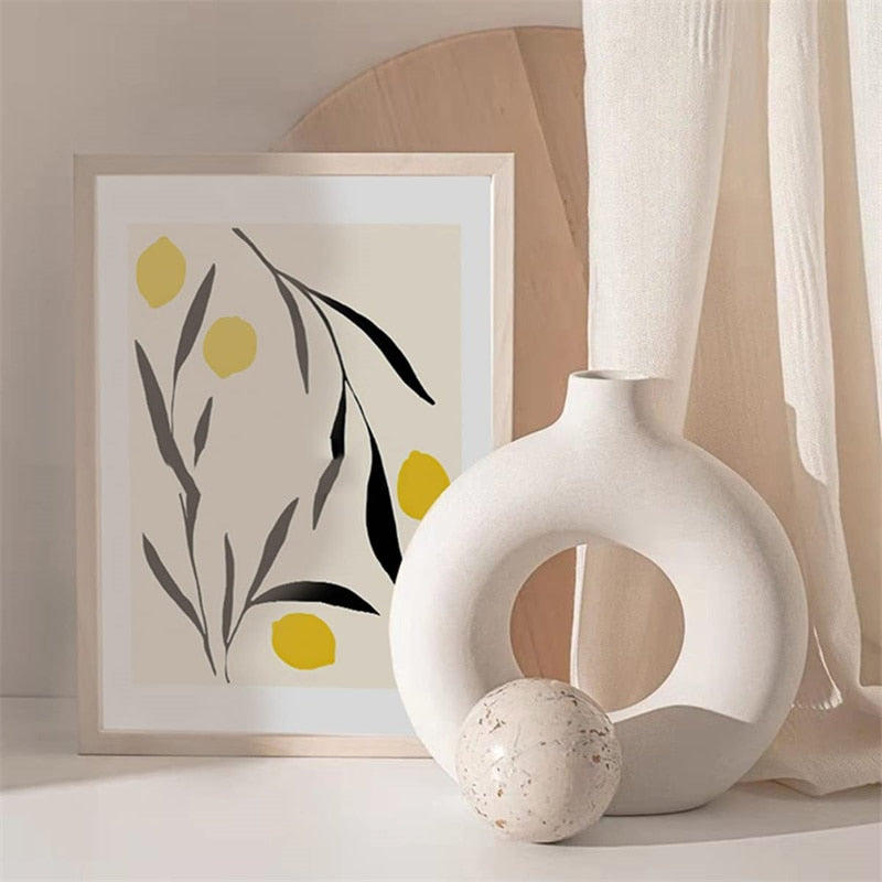 Hollow Ceramic Vase