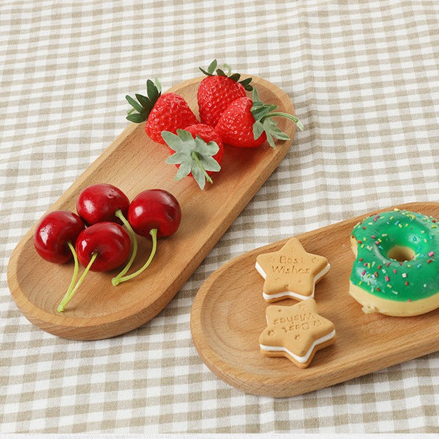 Japanese Beech Wood Plate