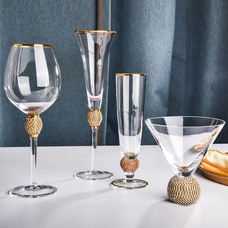 Creative Gold Rimmed Glass
