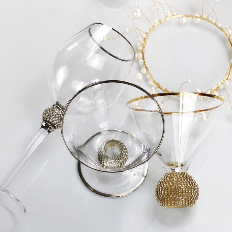 Creative Gold Rimmed Glass