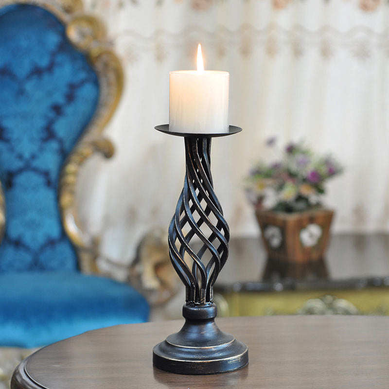 Retro Metal Candlestick European style with Elegant Shape