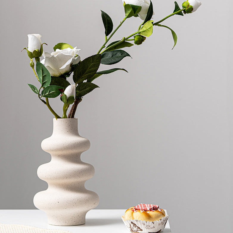 Nordic Ceramic Cozy Beige Vase