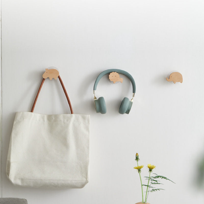 Solid Wood Wall Mounted Hook