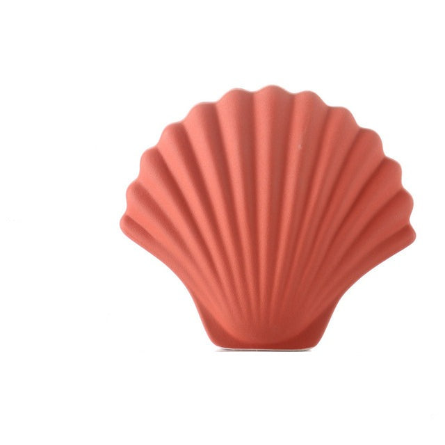 Ceramic Abstract Art Shell Vase