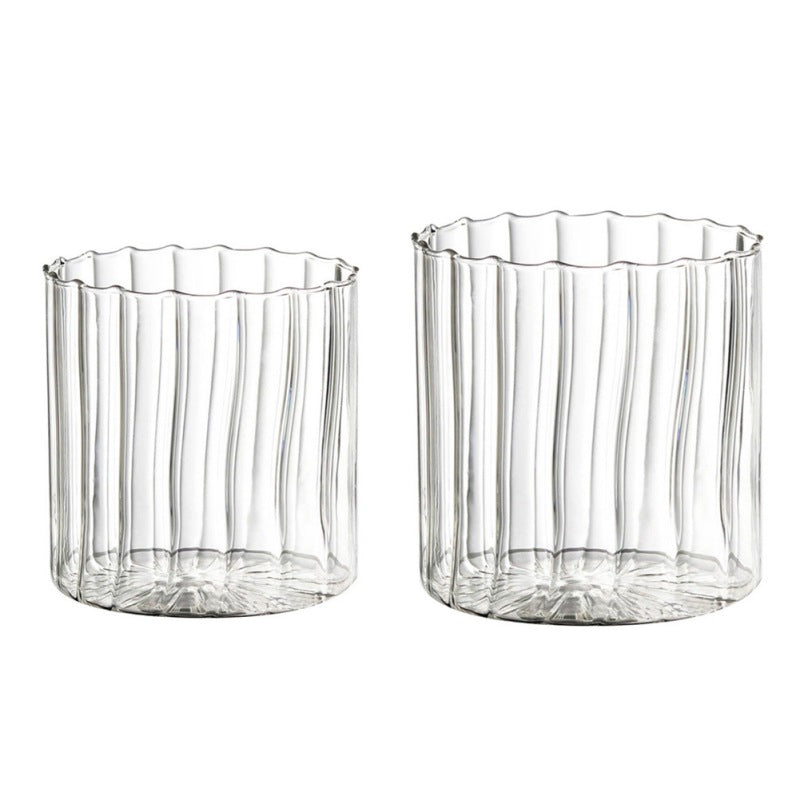 Corrugated Glass Heat-resistant Tea Cup