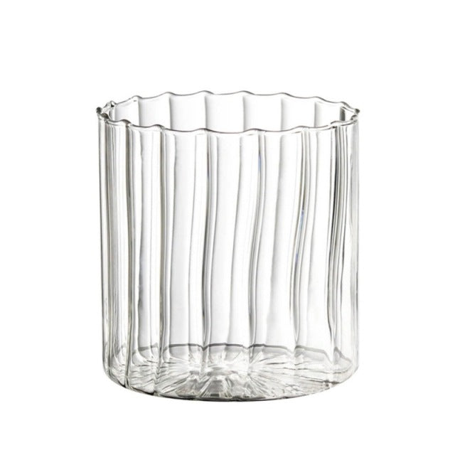 Corrugated Glass Heat-resistant Tea Cup