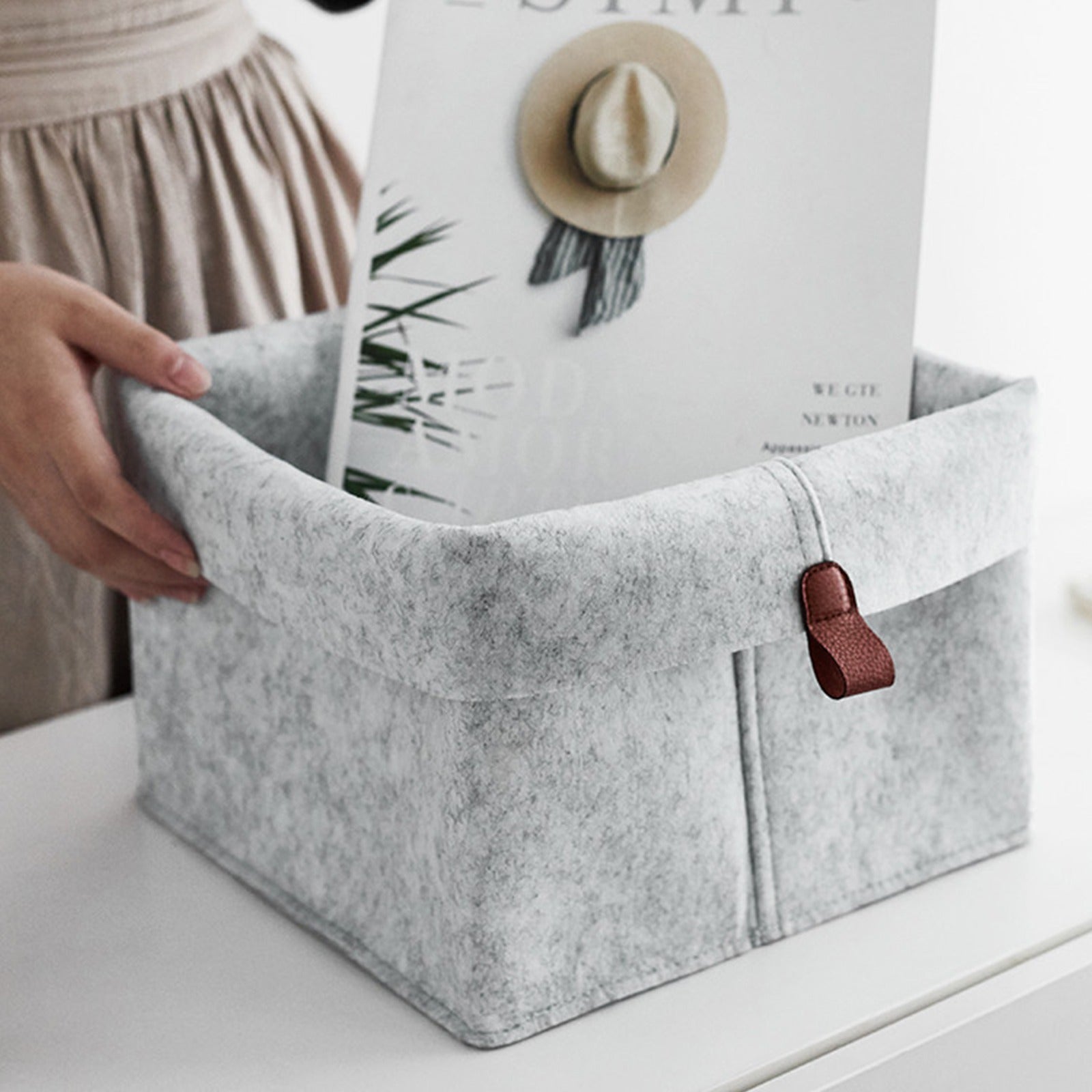 Nordic Felt Storage Basket