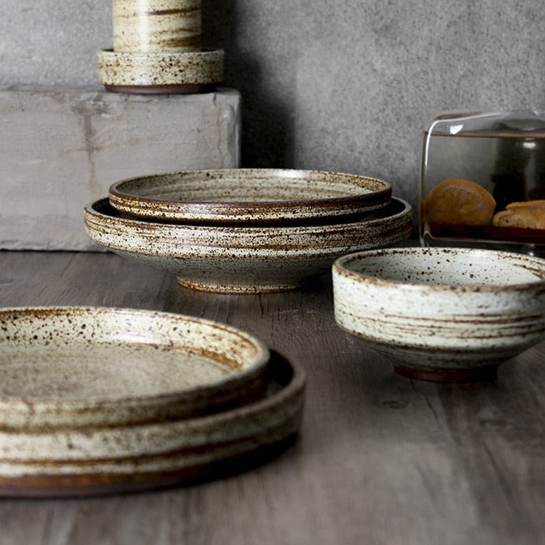 Japanese Style Retro Handmade Stoneware