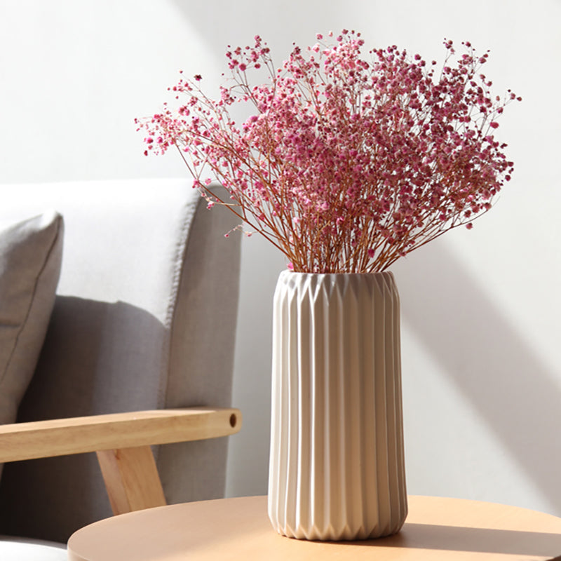 Nordic White Ceramic Vase Flower Pots